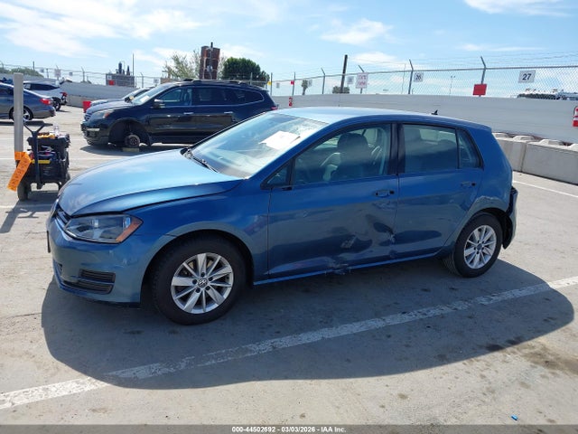 3VW217AU3FM031150 Volkswagen Golf Tsi S 4-door