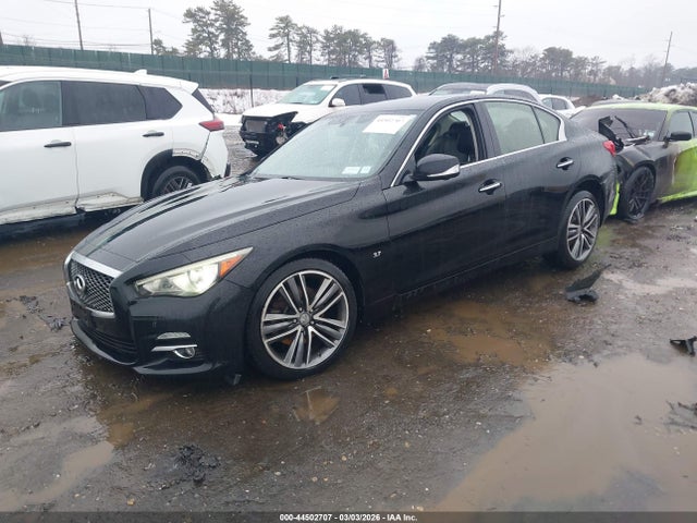 44502707 :رقم المزاد ، JN1BV7AR4EM682111 vin ، 2014 Infiniti Q50 Premium مزاد بيع