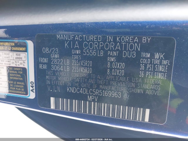 KIA Ev6 Gt-line 2024 KNDC4DLC5R5169963 Image 9