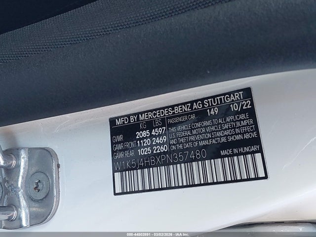 2023 MERCEDES-BENZ CLA 250 COUPE W1K5J4HBXPN357480 Photo 8