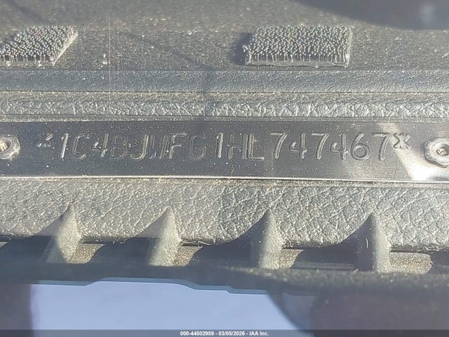1C4BJWFG1HL747467 Jeep Wrangler Unlimited Rubicon Recon 4x4
