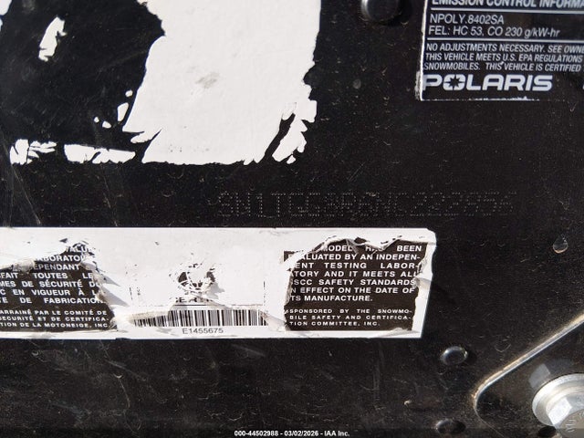 2022 POLARIS 850 RMK SN1TGG8R6NC222856 Photo 8