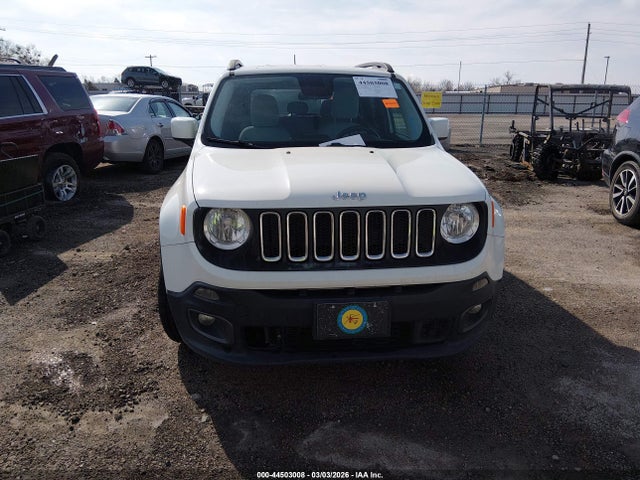 2017 Jeep Renegade Latitude Fwd მანქანა იყიდება აუქციონზე, vin: ZACCJABB1HPE53760, აუქციონის ნომერი: 44503008