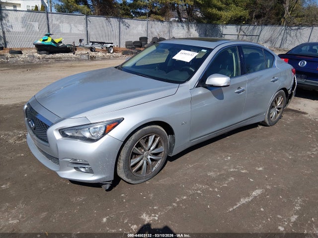 2016 Infiniti Q50 3.0t Premium მანქანა იყიდება აუქციონზე, vin: JN1EV7AR9GM341027, აუქციონის ნომერი: 44503132