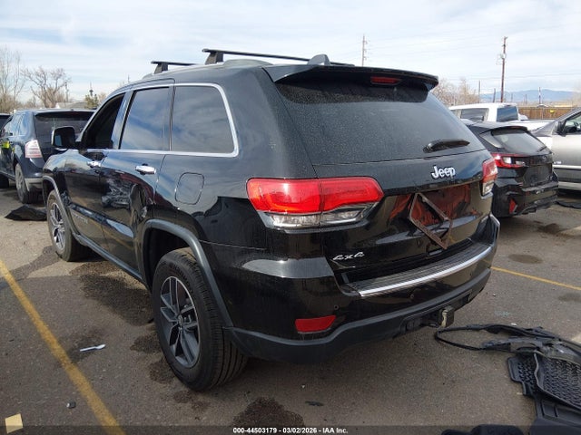 44503179 :رقم المزاد ، 1C4RJFBG0JC237864 vin ، 2018 Jeep Grand Cherokee Limited 4x4 مزاد بيع