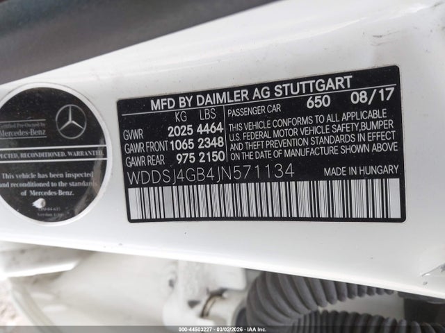 2018 MERCEDES-BENZ CLA 250 WDDSJ4GB4JN571134 Photo 8