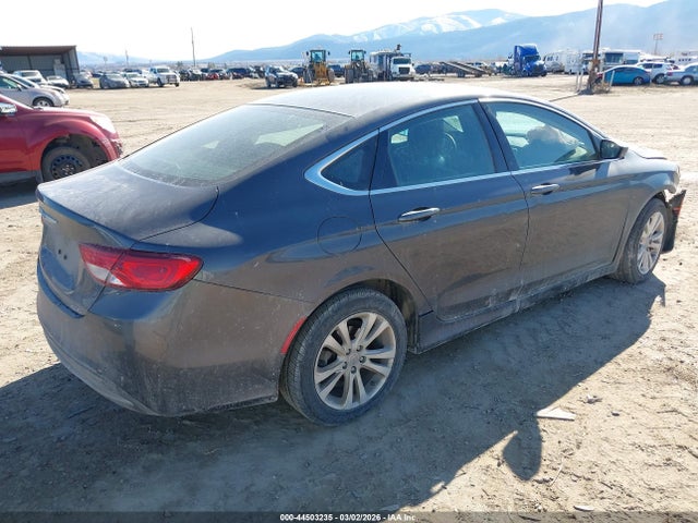 2015 Chrysler 200 Limited მანქანა იყიდება აუქციონზე, vin: 1C3CCCAB3FN752281, აუქციონის ნომერი: 44503235