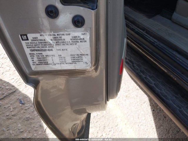 Продаж на аукціоні авто 2002 Gmc Yukon Xl 1500 Denali, vin: 1GKFK66U22J314946, номер лоту: 44503470