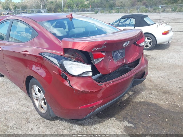 Продаж на аукціоні авто 2014 Hyundai Elantra Se, vin: 5NPDH4AE0EH540406, номер лоту: 44503472