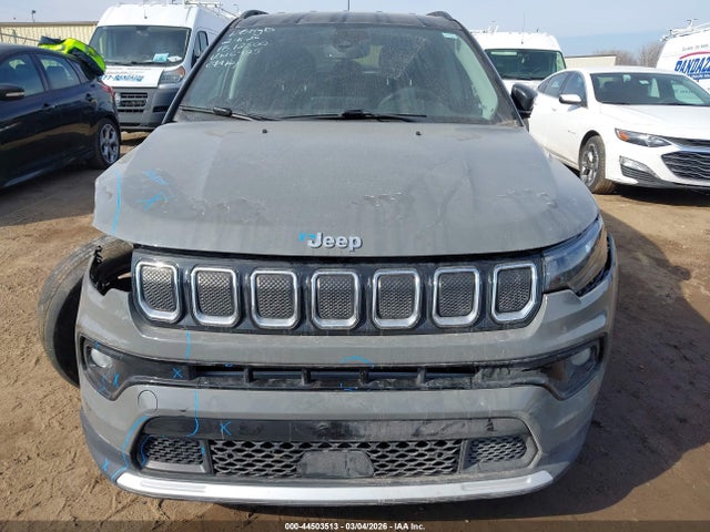 44503513 :رقم المزاد ، 3C4NJDCB9NT196425 vin ، 2022 Jeep Compass Limited 4x4 مزاد بيع