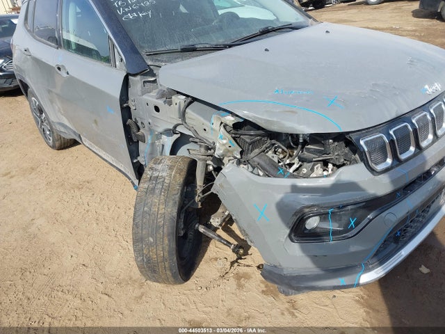 44503513 :رقم المزاد ، 3C4NJDCB9NT196425 vin ، 2022 Jeep Compass Limited 4x4 مزاد بيع