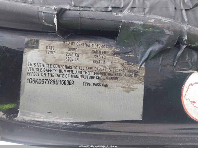 2008 CADILLAC DTS 1G6KD57Y88U160009 Photo 8