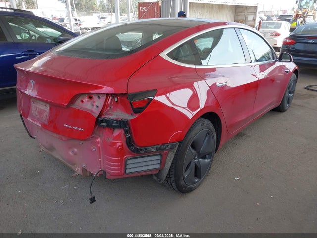 2020 Tesla Model 3 Long Range Dual Motor All-wheel Drive მანქანა იყიდება აუქციონზე, vin: 5YJ3E1EBXLF635893, აუქციონის ნომერი: 44503568