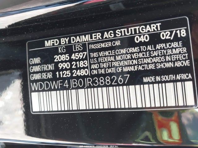 2018 MERCEDES-BENZ C 300 WDDWF4JB0JR388267 Photo 8