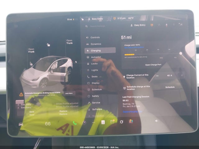 Aukcja sprzedaży 2023 Tesla Model Y Awd/long Range Dual Motor All-wheel Drive, vin: 7SAYGAEE3PF664025, numer aukcji: 44503669