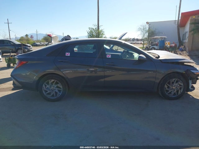 KMHLM4DJ1SU167888 Hyundai Elantra Hybrid Blue