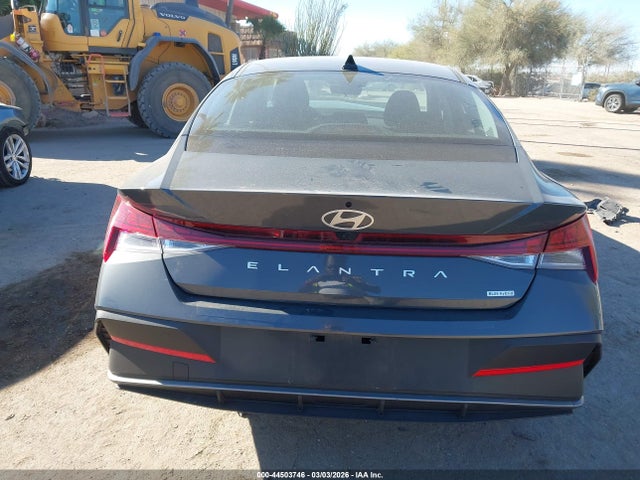 KMHLM4DJ1SU167888 Hyundai Elantra Hybrid Blue