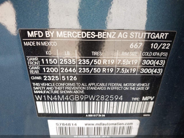 2023 MERCEDES-BENZ GLB 250 W1N4M4GB9PW282594 Photo 8