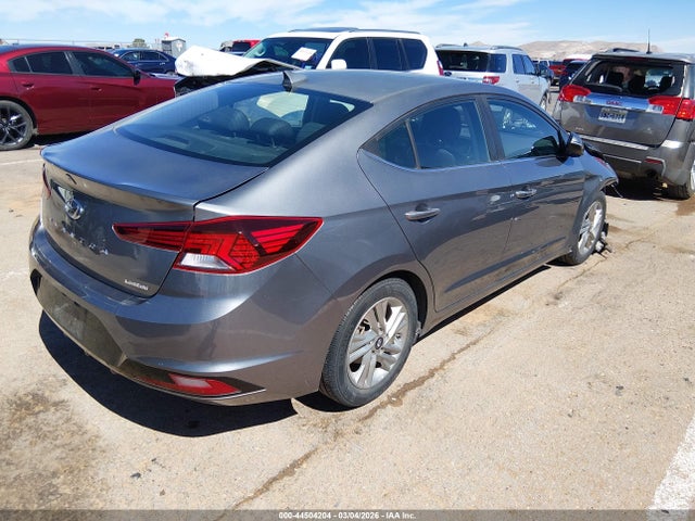 2019 Hyundai Elantra Limited მანქანა იყიდება აუქციონზე, vin: 5NPD84LF2KH461126, აუქციონის ნომერი: 44504204