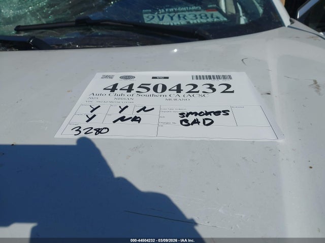 Nissan MURANO SV 2025 5N1AZ3BJ3SC128389 Image 14