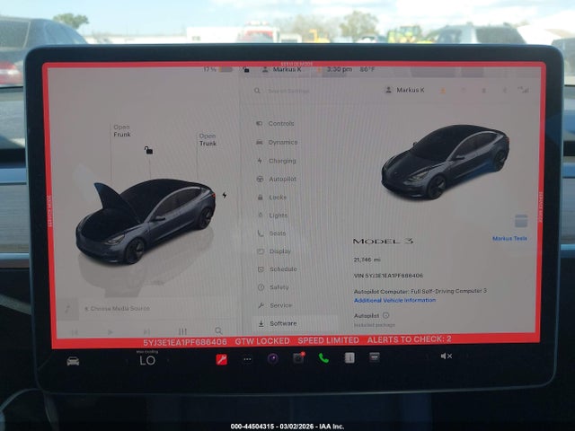 2023 TESLA MODEL 3 5YJ3E1EA1PF686406 Photo 6