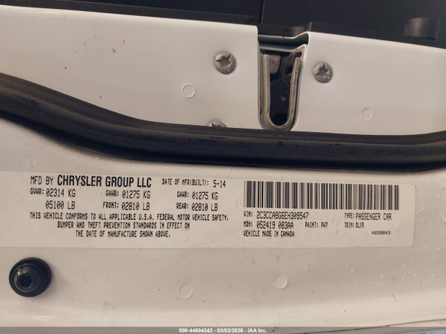 Aukcja sprzedaży 2014 Chrysler 300 300s, vin: 2C3CCABG6EH309547, numer aukcji: 44504342