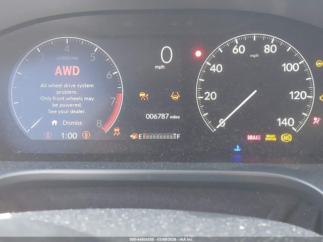 2025 Honda Hr-v Awd Lx მანქანა იყიდება აუქციონზე, vin: 3CZRZ2H3XSM784320, აუქციონის ნომერი: 44504358