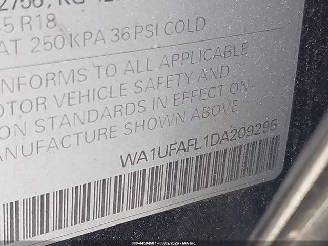 Продаж на аукціоні авто 2013 Audi Allroad 2.0t Premium Plus, vin: WA1UFAFL1DA209295, номер лоту: 44504587