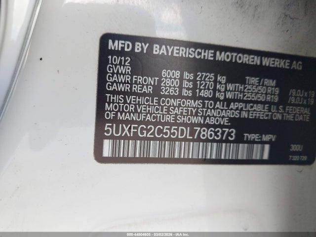 2013 BMW X6 5UXFG2C55DL786373 Photo 8