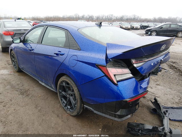 2025 Hyundai Elantra N Line მანქანა იყიდება აუქციონზე, vin: KMHLR4DF5SU931951, აუქციონის ნომერი: 44504687
