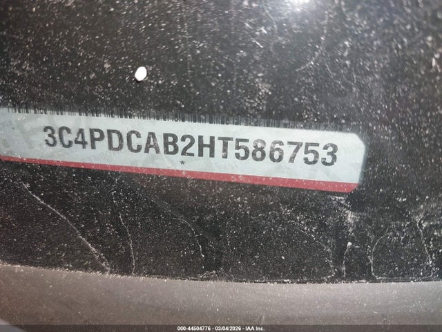 44504776 :رقم المزاد ، 3C4PDCAB2HT586753 vin ، 2017 Dodge Journey Se مزاد بيع