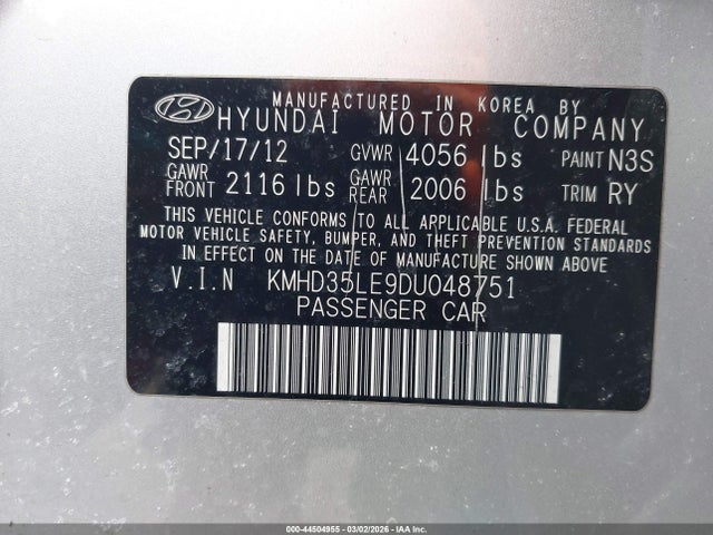 2013 HYUNDAI ELANTRA GT KMHD35LE9DU048751 Photo 8