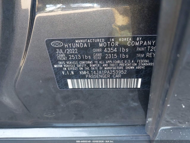 2023 HYUNDAI SONATA KMHL14JA1PA253952 Photo 8