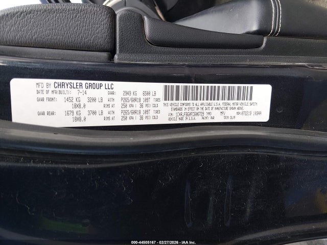 Jeep Grand Cherokee Limited 2015 1C4RJFBG0FC606729 Image 9