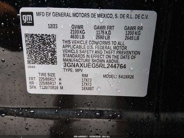 2024 CHEVROLET EQUINOX 3GNAXUEG5RL244764 Photo 8