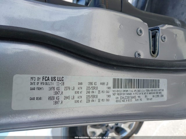 2019 JEEP COMPASS 3C4NJCCB3KT660055 Photo 8