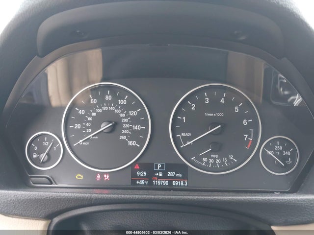 2013 Bmw 320i Xdrive მანქანა იყიდება აუქციონზე, vin: WBA3C3C57DF980226, აუქციონის ნომერი: 44505602