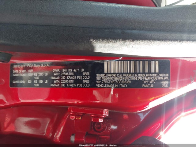 2016 FIAT 500X ZFBCFXET5GP392369 Photo 8