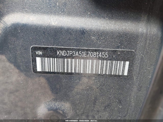 KIA SOUL + 2014 KNDJP3A51E7081455 Image 9