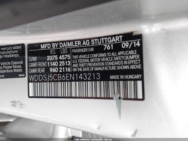 2014 MERCEDES-BENZ CLA 45 AMG WDDSJ5CB6EN143213 Photo 8