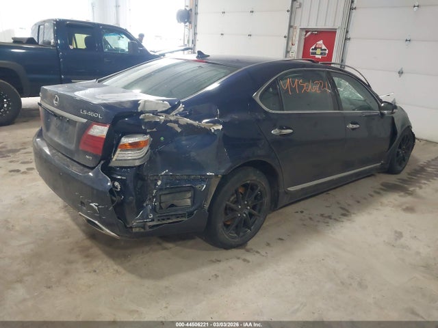 44506221 :رقم المزاد ، JTHDL5EF2A5001057 vin ، 2010 Lexus Ls 460 L مزاد بيع