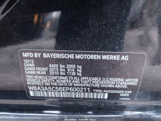 2014 BMW 328I WBA3A5C56EP600211 Photo 8