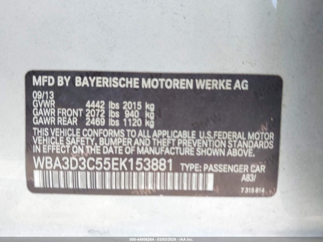 2014 BMW 328D WBA3D3C55EK153881 Photo 8