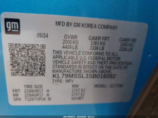 2025 CHEVROLET TRAILBLAZER KL79MSSL3SB016082 Photo 8