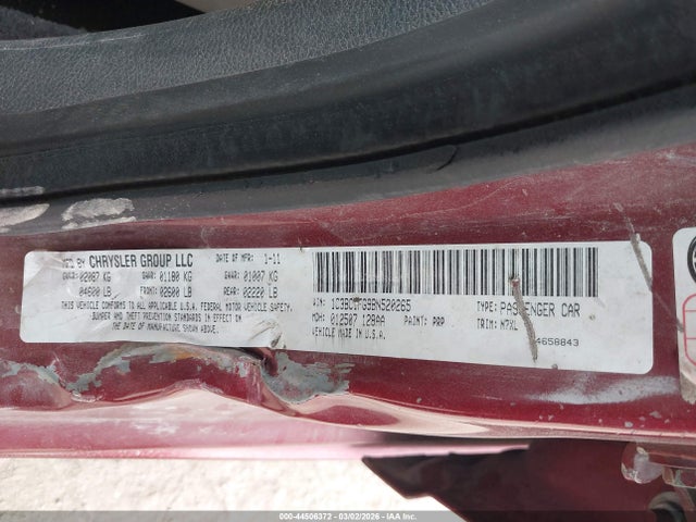 2011 CHRYSLER 200 1C3BC1FG9BN520265 Photo 8