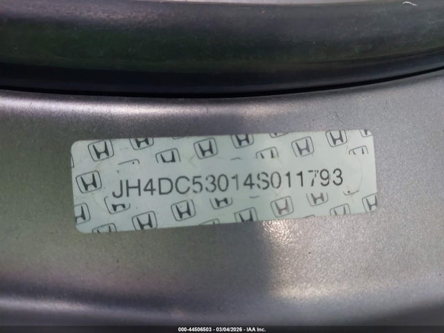 Aukcja sprzedaży 2004 Acura Rsx Type S, vin: JH4DC53014S011793, numer aukcji: 44506503