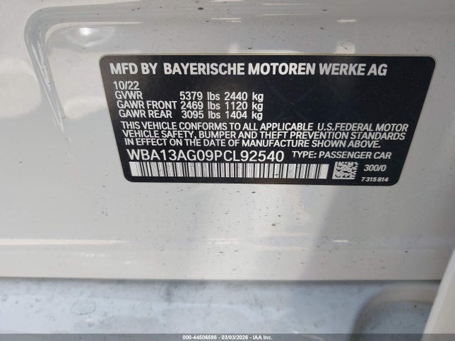 2023 BMW 530E WBA13AG09PCL92540 Photo 8