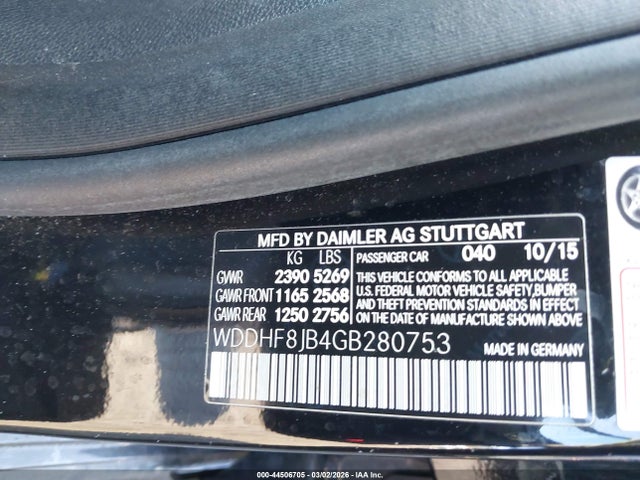 2016 MERCEDES-BENZ E 350 WDDHF8JB4GB280753 Photo 8