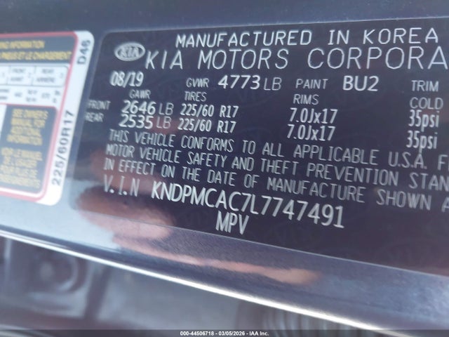 KIA Sportage Lx 2020 KNDPMCAC7L7747491 Image 9