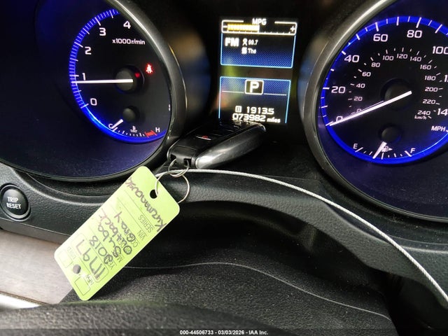 44506733 :رقم المزاد ، 4S4BSAKC5J3330244 vin ، 2018 Subaru Outback 2.5i Limited مزاد بيع